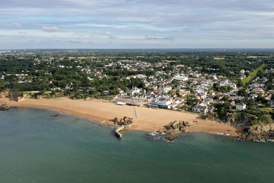 Saint-Nazaire aus der Luft